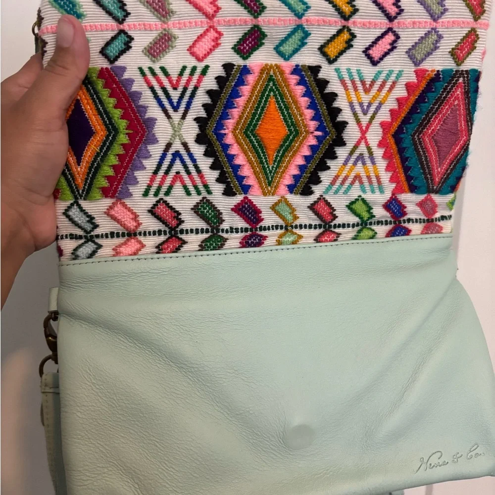 Colorful Geometric Patterned Women Bag - Picture 4 of 5